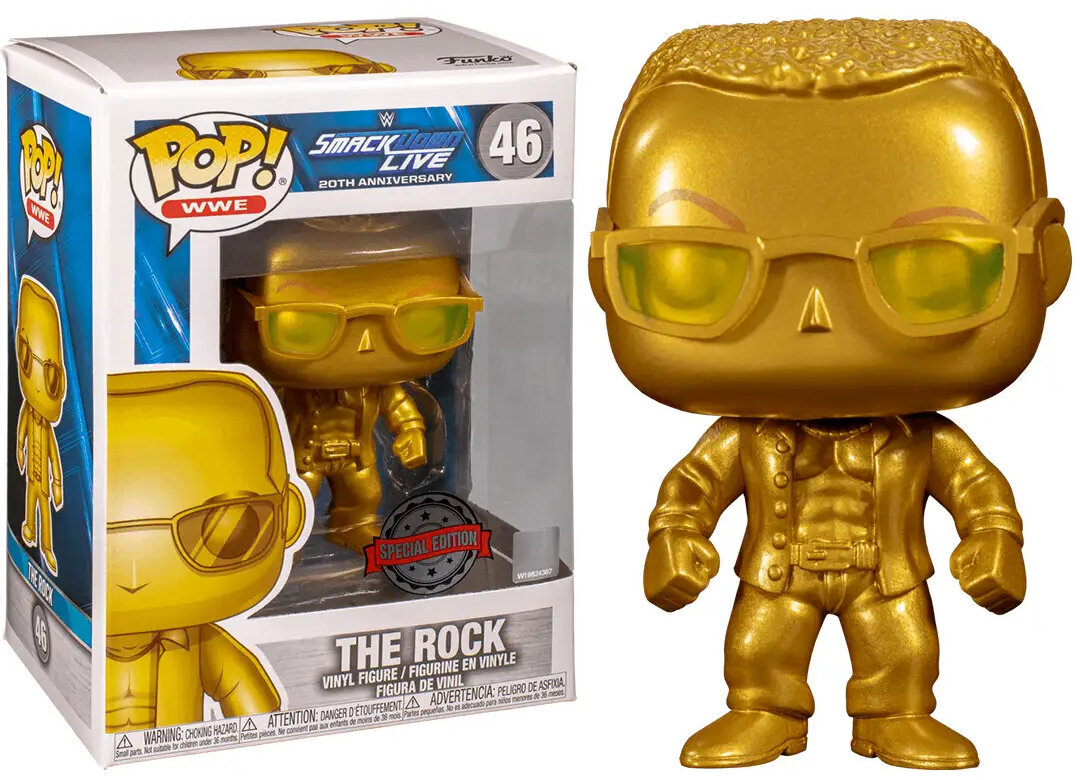 Funko POP! WWE The Rock Exclusive kaina ir informacija | Žaidėjų atributika | pigu.lt