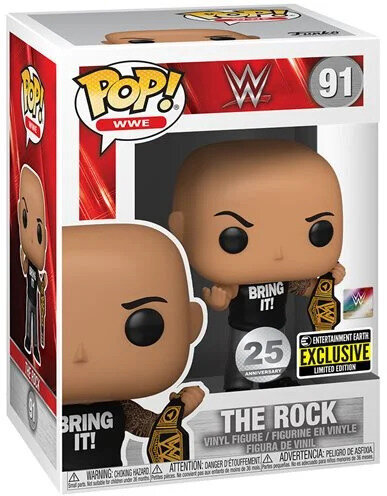 Funko POP! WWE The Rock Exclusive kaina ir informacija | Žaidėjų atributika | pigu.lt