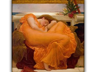 Reprodukcija Flaming June (Frederic Leighton) 100x100 cm kaina ir informacija | Reprodukcijos, paveikslai | pigu.lt