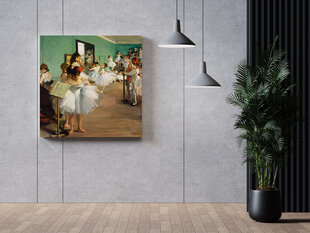 Репродукция Танцевальный класс (Эдгар Дега), 80x80 см цена и информация | Репродукции, картины | pigu.lt