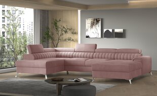 Мягкий уголок NORE Lacante Nube 24, розовый цена и информация | Угловые диваны | pigu.lt