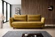 Sofa NORE Silva, geltona kaina ir informacija | Sofos | pigu.lt