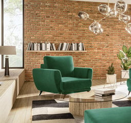 Кресло NORE Megis, темно-зеленое цена и информация | Кресла в гостиную | pigu.lt