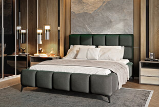 Кровать NORE Mist, 140x200 см, серая цена и информация | Кровати | pigu.lt