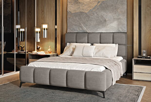 Кровать NORE Mist, 140x200 см, серая цена и информация | Кровати | pigu.lt