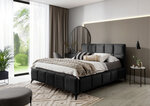 Кровать NORE Mist, 140x200 см, черная