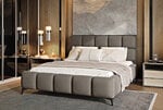 Кровать NORE Mist, 160x200 см, коричневая