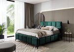 Кровать NORE Mist, 160x200 см, зеленая