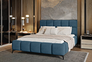 Кровать NORE Mist, 160x200 см, синяя цена и информация | Кровати | pigu.lt