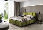 Кровать NORE Mist, 160x200 см, зеленая