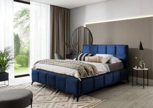 Кровать NORE Mist, 160x200 см, синяя цена и информация | Кровати | pigu.lt
