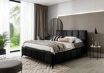 Кровать NORE Mist, 160x200 см, черная
