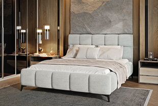 Кровать NORE Mist, 180x200 см, серая цена и информация | Кровати | pigu.lt