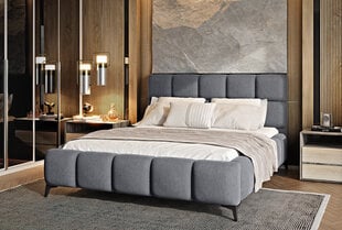 Кровать NORE Mist, 180x200 см, серая цена и информация | Кровати | pigu.lt