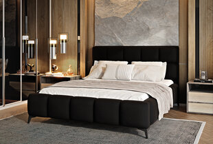 Кровать NORE Mist, 180x200 см, черная цена и информация | Кровати | pigu.lt