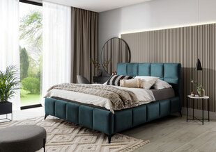 Кровать NORE Mist, 180x200 см, синяя цена и информация | Кровати | pigu.lt