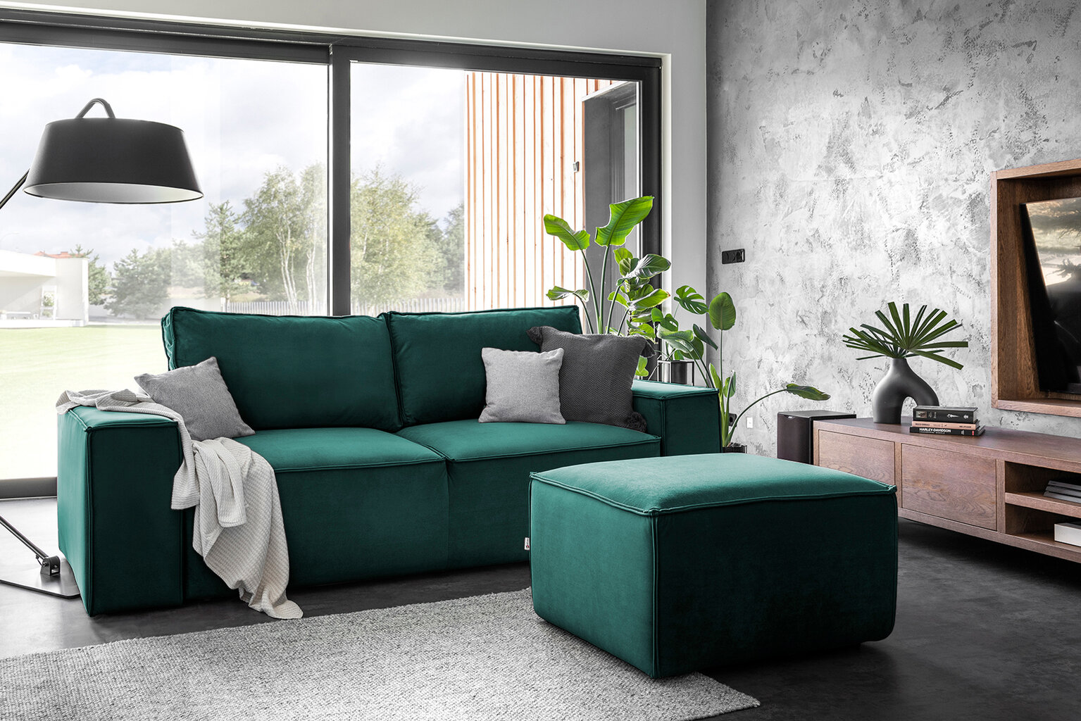 Sofa NORE Silla, žalia цена и информация | Sofos | pigu.lt