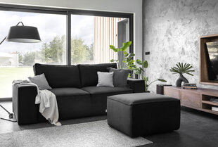 Sofa NORE Silla, juoda kaina ir informacija | Sofos | pigu.lt