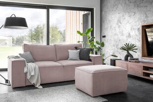 Sofa NORE Silla, šviesiai rožinė kaina ir informacija | Sofos | pigu.lt
