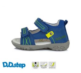 Кожаные сандалии для мальчиков D.D.STEP.AC290-108, синие цена и информация | Детские сандали | pigu.lt