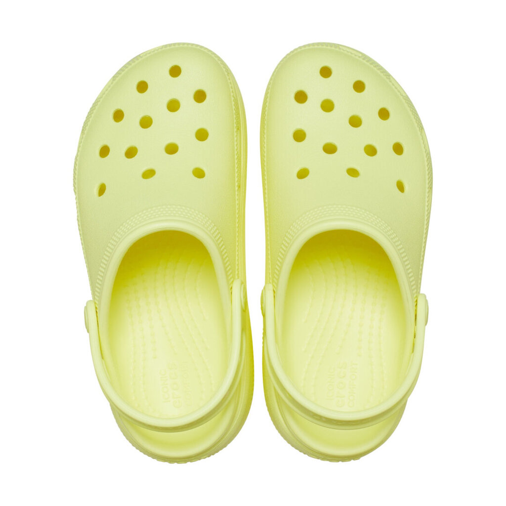 Crocs™ šlepetės vaikams Classic Crocs Cutie Clog Kid's, geltonos kaina ir informacija | Šlepetės, kambario avalynė vaikams | pigu.lt