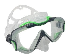 Nardymo Kaukė Mares Pure Wire Mask White Silicone-Green kaina ir informacija | Nardymo kaukės | pigu.lt