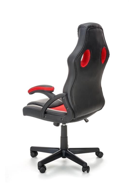 Biuro kėdė Halmar Berkel, raudona/juoda kaina ir informacija | Biuro kėdės | pigu.lt