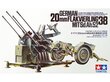 Surenkamas modelis Tamiya - German 20mm Flakvierling 38 mit Sd.Ah.52, 1/35, 35091 цена и информация | Konstruktoriai ir kaladėlės | pigu.lt