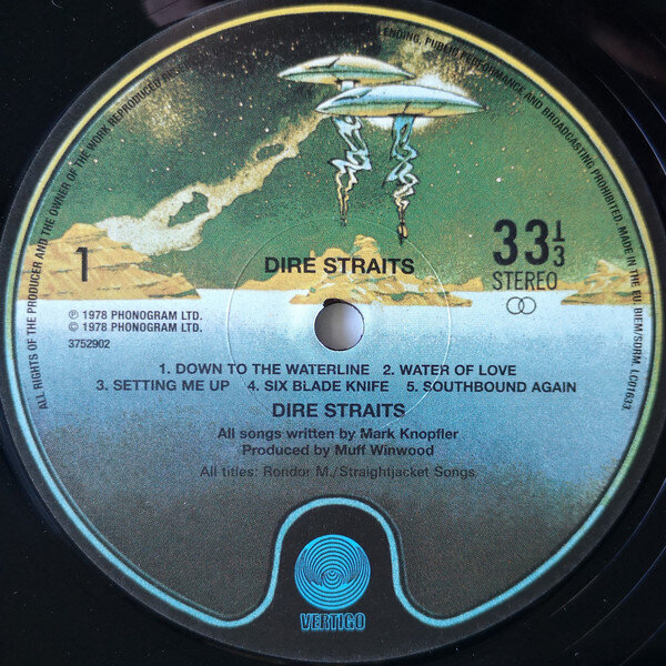 Dire Straits - Dire Straits, Remastered, 180g, LP, vinilo plokštė, 12" vinyl record kaina ir informacija | Vinilinės plokštelės, CD, DVD | pigu.lt