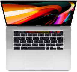 MacBook Pro 2019 Retina 16" 4xUSB-C - Core i7 2.6GHz / 16GB / 512GB SSD / SWE / Silver (panaudotas, būklė A) kaina ir informacija | Nešiojami kompiuteriai | pigu.lt
