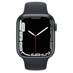 Apple Watch Series 7 45mm GPS + Cellular, Midnight (подержанный, состояние A) цена и информация | Смарт-часы (smartwatch) | pigu.lt