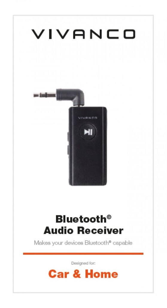 Bluetooth garso imtuvas VIVANCO Bluetooth v.4.2 audio kaina ir informacija | FM moduliatoriai | pigu.lt