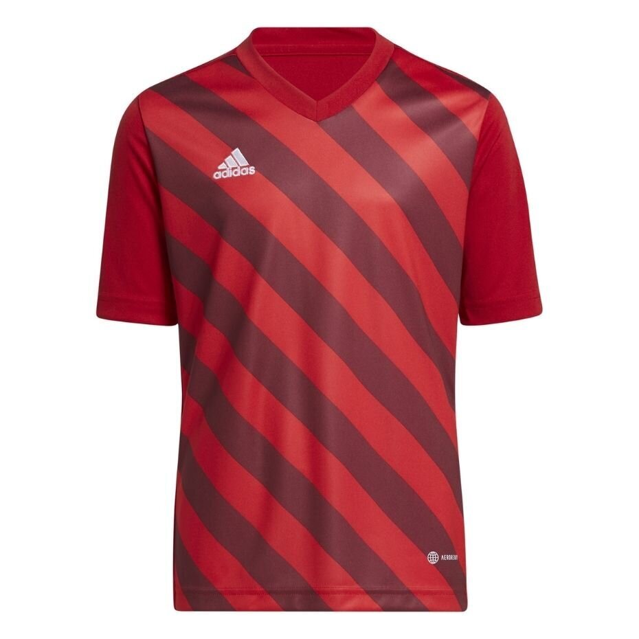 Vaikiški marškinėliai Adidas Entrada 22 Graphic Jersey H58983, raudoni kaina ir informacija | Futbolo apranga ir kitos prekės | pigu.lt