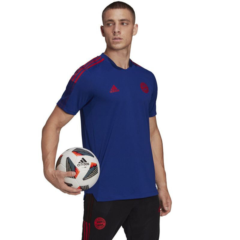 Marškinėliai vyrams Adidas FC Bayern Training Jsy M HA2543, mėlyni kaina ir informacija | Vyriški marškinėliai | pigu.lt
