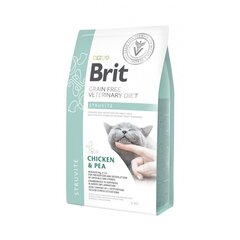 Brit GF Veterinary Diets для взрослых кошек с курицей и горохом Struvite, 2 кг цена и информация | Сухой корм для кошек | pigu.lt