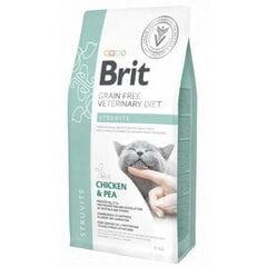 Brit GF Veterinary Diets для взрослых кошек с курицей и горохом Struvite, 5 кг цена и информация | Сухой корм для кошек | pigu.lt
