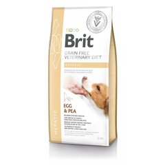 Brit GF Veterinary Diets suaugusiems šunims su kiaušiniais ir žirniais Hepatic, 12 kg kaina ir informacija | Sausas maistas šunims | pigu.lt