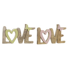 Декоративная фигура DKD Home Decor Love (30 x 3.5 x 18 см) (2 шт.) цена и информация | Детали интерьера | pigu.lt