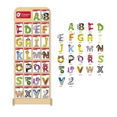 Детский алфавит с животными мотивами, 69 букв цена и информация | Развивающие игрушки | pigu.lt