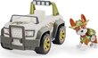 Paw Patrol TRACKER Jungle Cruiser - automobilis su Tracker kolekcine figūra цена и информация | Žaislai berniukams | pigu.lt