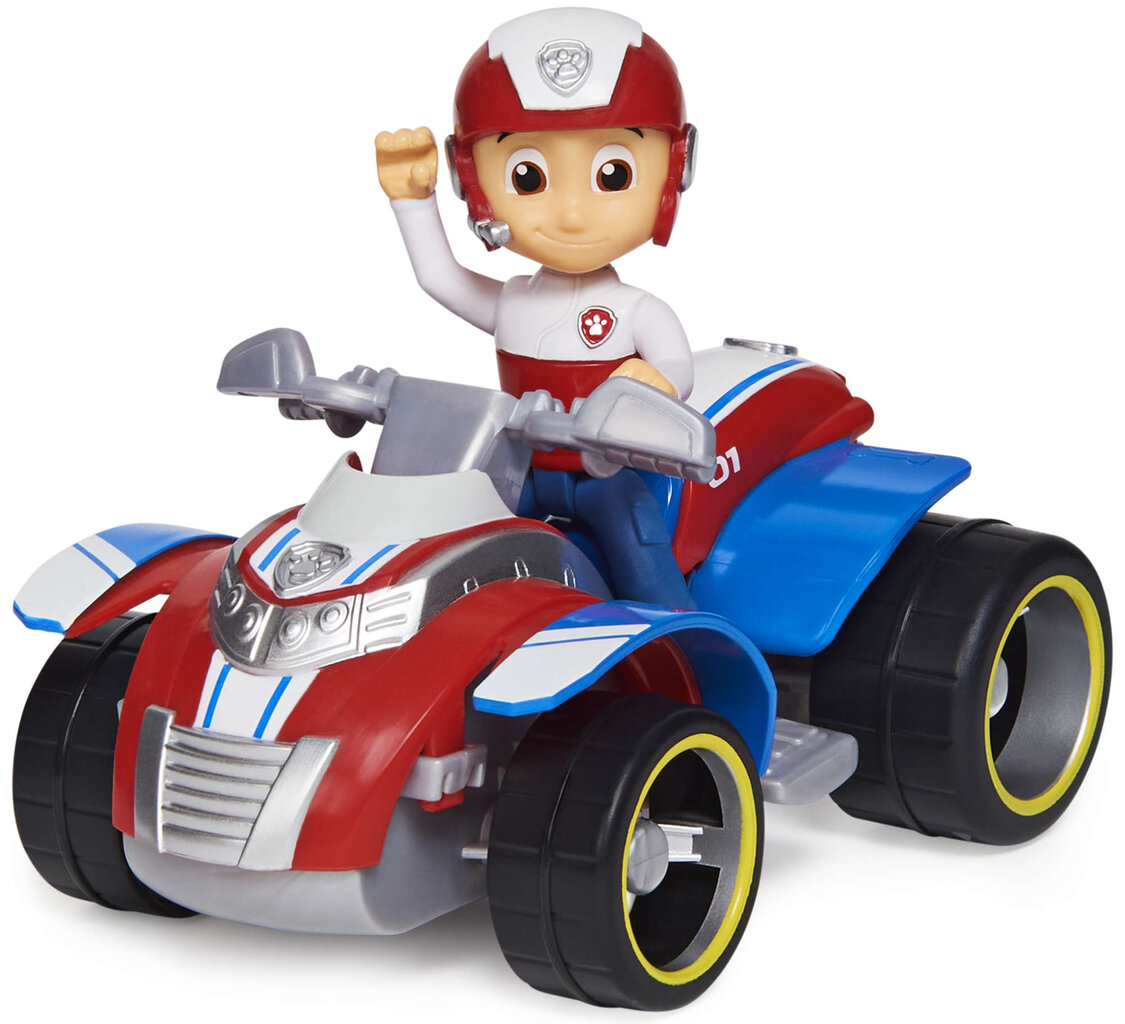 Paw Patrol Ryder Rescue ATV - automobilis su Ryder kolekcine figūra kaina ir informacija | Žaislai berniukams | pigu.lt