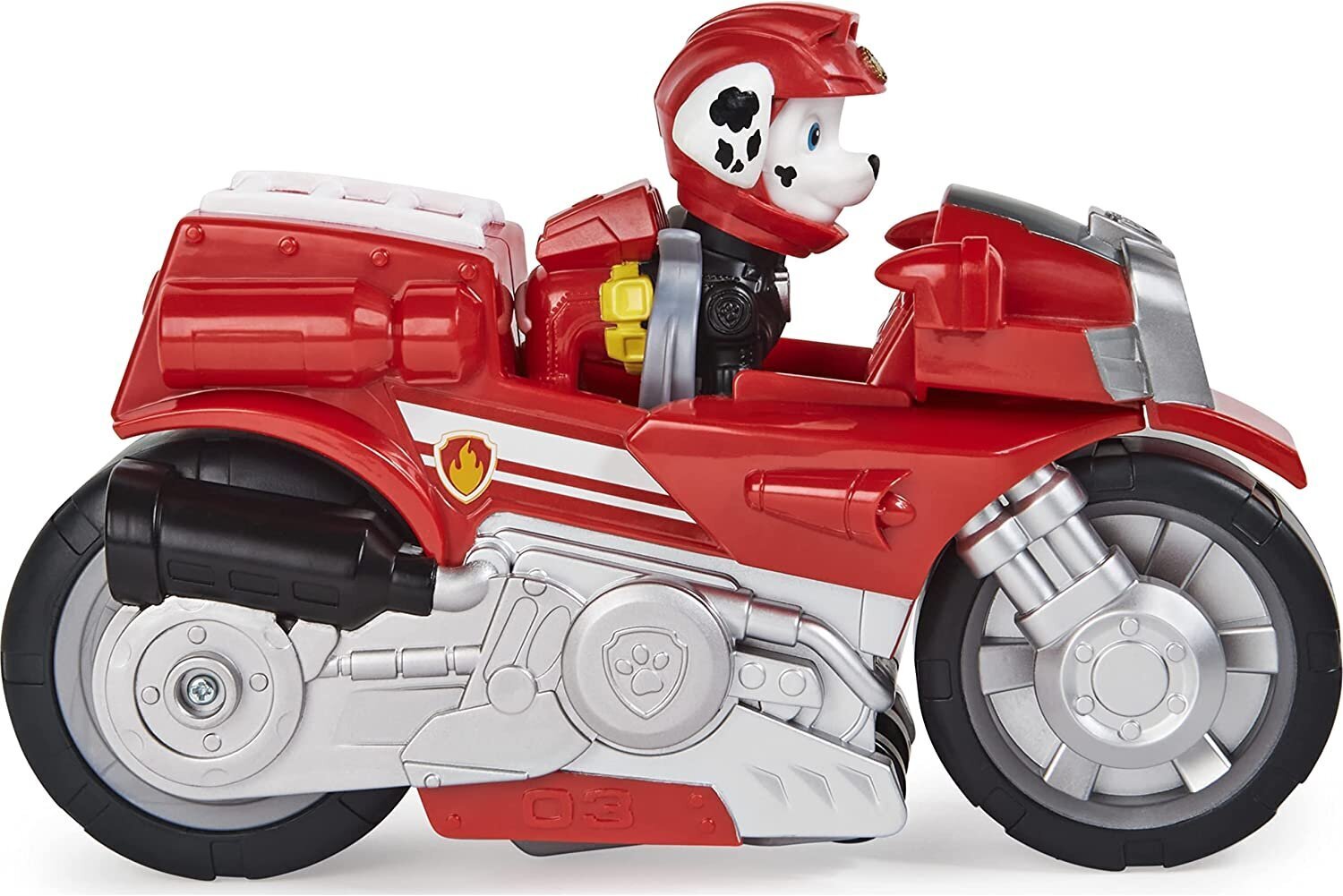 Paw Patrol Moto Pups - MARSHALL - prabangus automobilis - moto su MARSHAL kolekcine figūra kaina ir informacija | Žaislai berniukams | pigu.lt