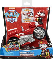 Paw Patrol Moto Pups - Marshall - роскошный автомобиль - мото с коллекционной фигуркой Marshall цена и информация | Игрушки для мальчиков | pigu.lt