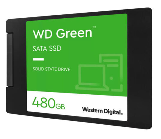 Vidinis kietasis diskas Western Digital WDS480G3G0A 2.5" 480 GB BFNBBS55146898 цена и информация | Vidiniai kietieji diskai (HDD, SSD, Hybrid) | pigu.lt