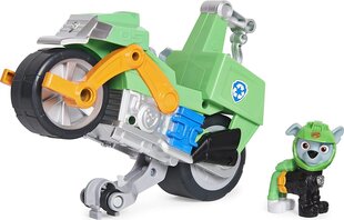 Paw Patrol Moto Pups - ROCKY - prabangi transporto priemonė - motociklas su ROCKY kolekcine figūra kaina ir informacija | Žaislai berniukams | pigu.lt