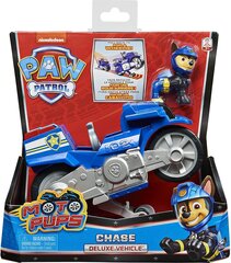 Paw Patrol Moto Pups - Chase - роскошный автомобиль - мотоцикл с коллекционной фигуркой Chase цена и информация | Игрушки для мальчиков | pigu.lt