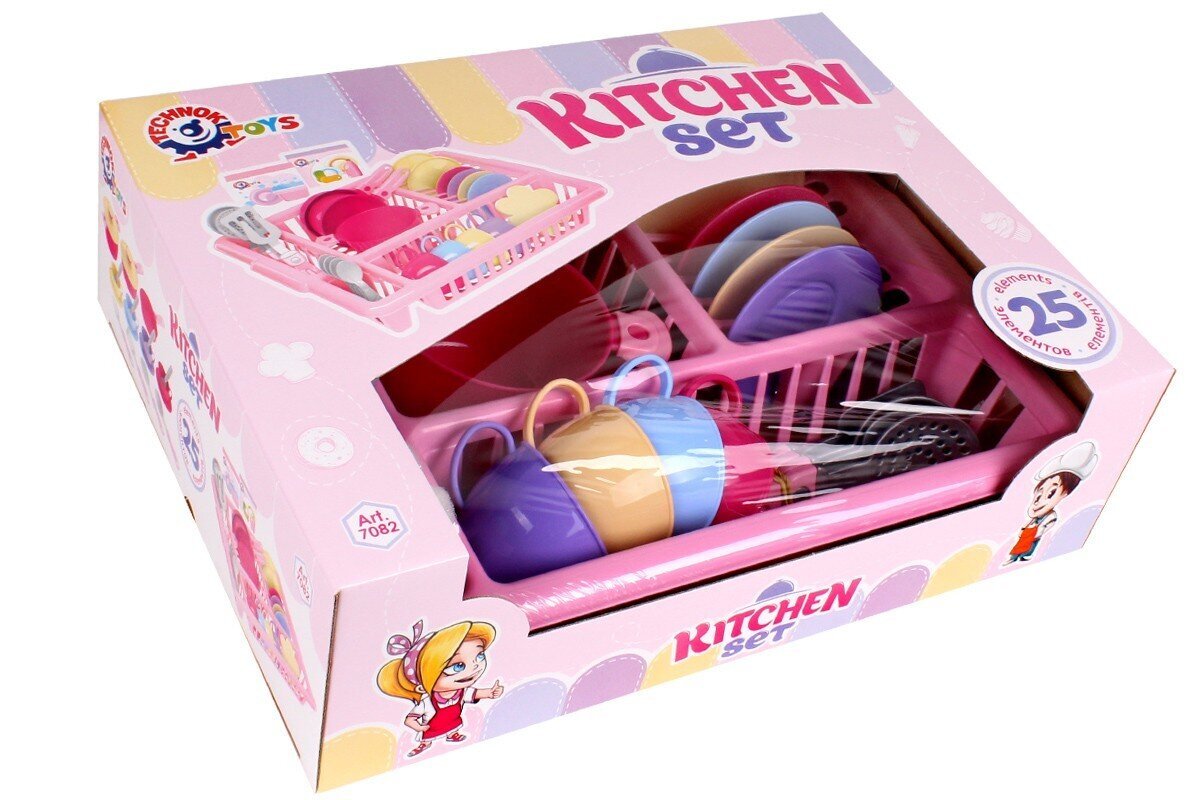 Žaislinių indų rinkinys TechnoK kaina ir informacija | Žaislai mergaitėms | pigu.lt