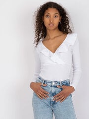 Женская белая повседневная блуза цена и информация | Женские блузки, рубашки | pigu.lt