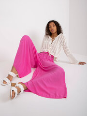 Женские брюки из ткани розового цвета цена и информация | Брюки | pigu.lt