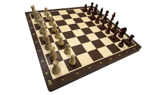 Turnyriniai šachmatai Nr. 6 (WENGE) kaina ir informacija | Stalo žaidimai, galvosūkiai | pigu.lt